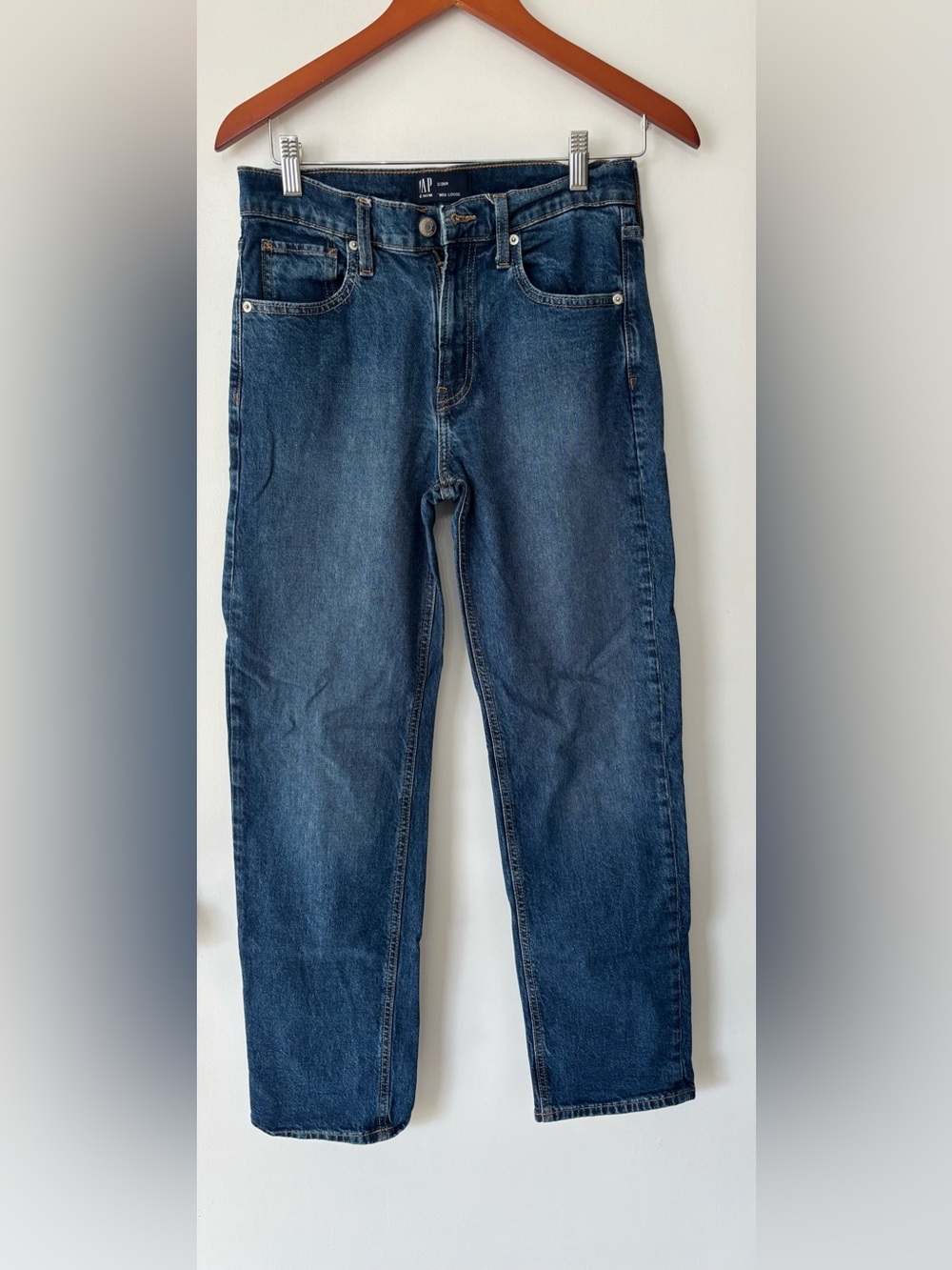 GAP Women’s 90’s Loose Fit 99% Cotton Blue Jeans Size 2/26 Regular